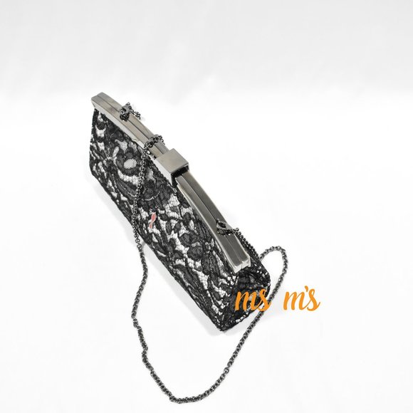 NWT Christian Louboutin Lace Crossbody Clutch - Picture 4 of 8